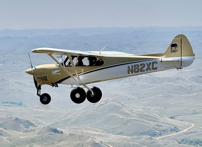 Elephants, Rhinos & People (ERP) uses a CubCrafters NXCub to patrol Southern African in search of poachers. [Credit: ERP]