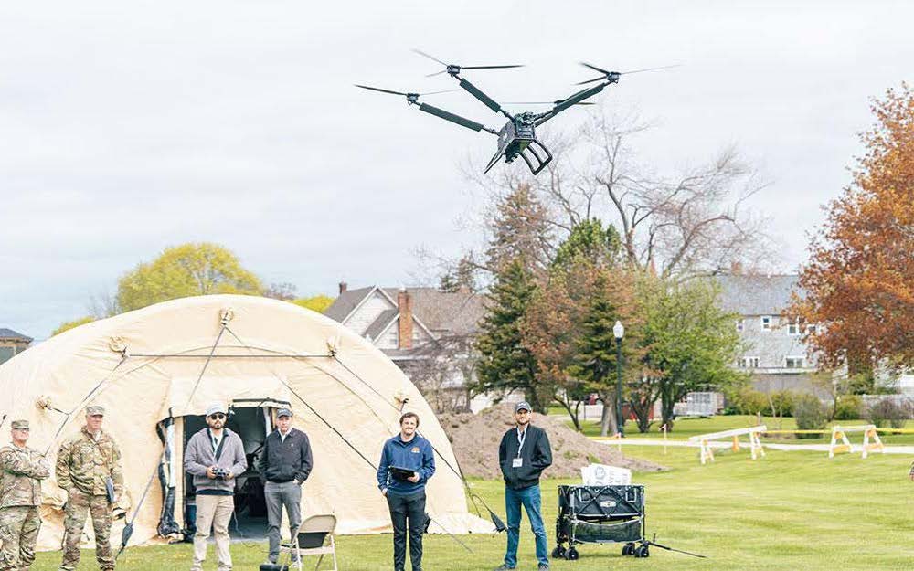 Michigan has awarded more than $10 million in grants to study autonomous drones, electric air taxis, and other new aviation technologies. [Michigan Economic Development Corporation]