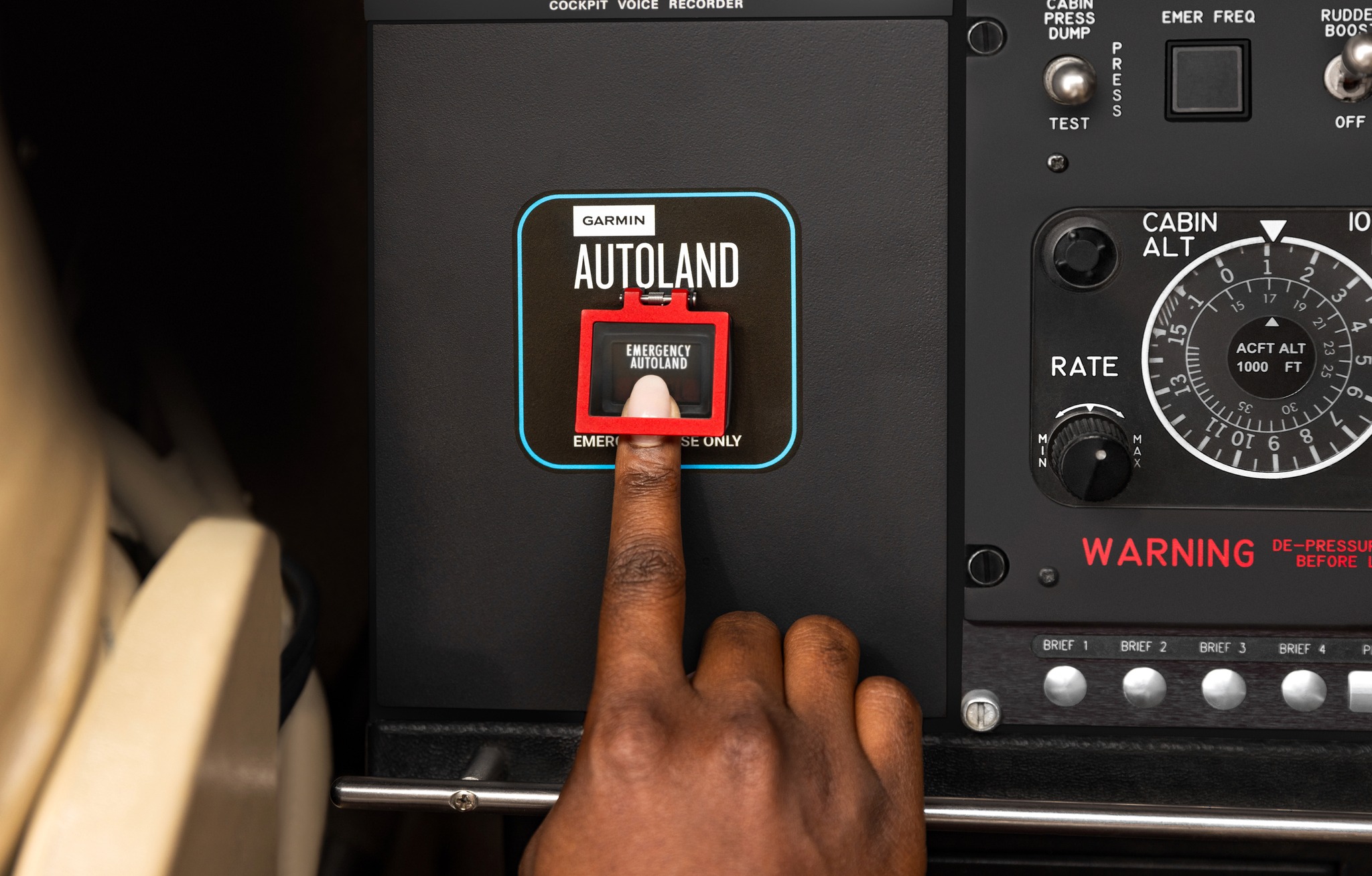 Garmin emergency Autoland system