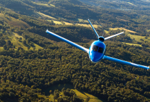 Vision Jet over green hills [Credit: Cirrus]