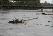 The Snohomish River flooding in 2006.