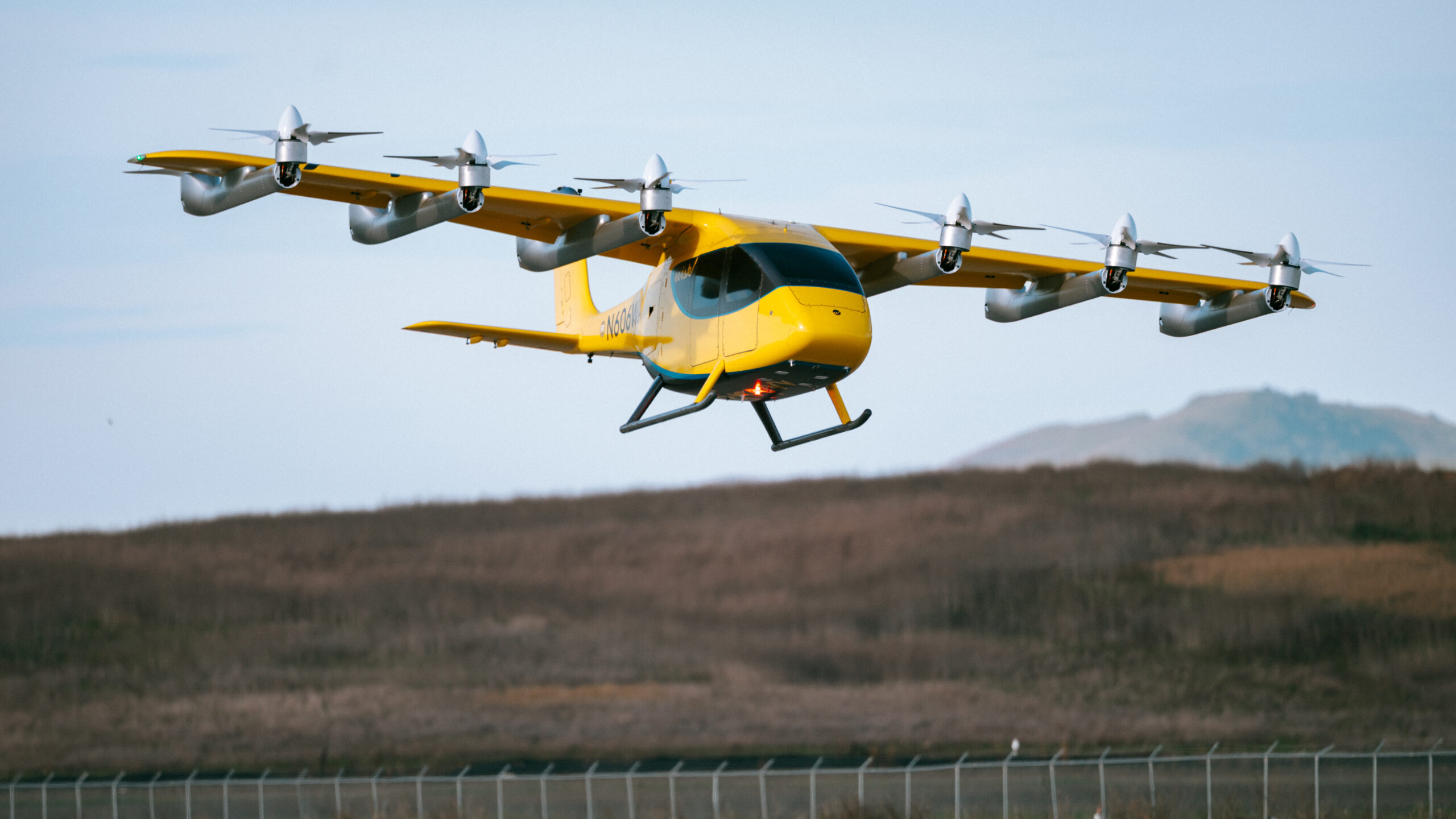 Wisk Aero autonomous Generation 6 eVTOL air taxi makes first flight