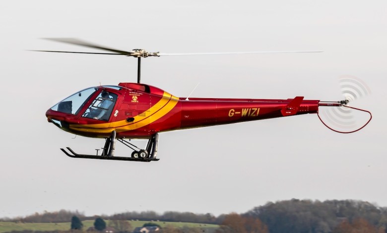 An Enstrom 280 FX helicopter