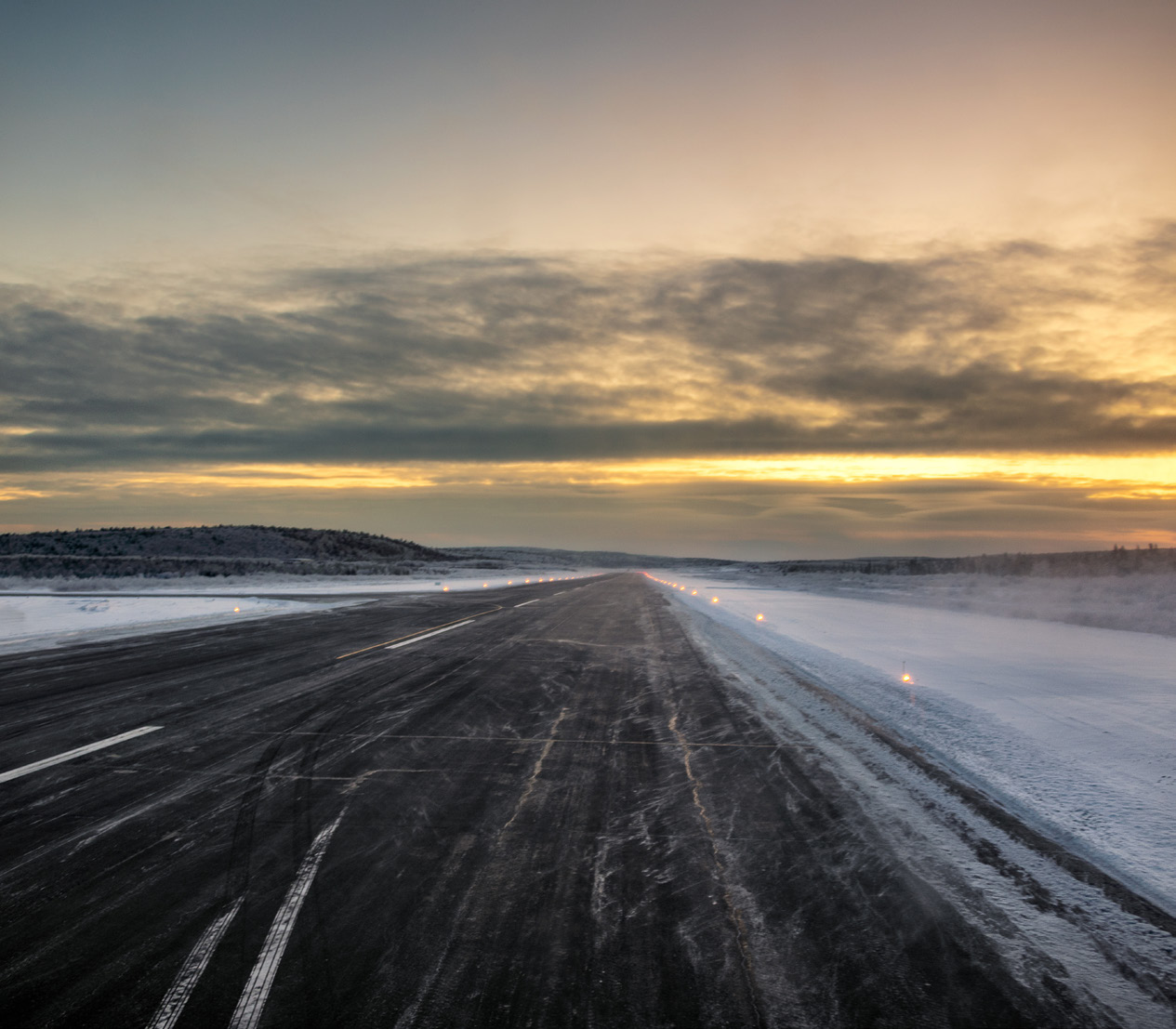 Low visibilities are a major hazard during the winter months as airfields can rapidly drop below minimums. [Credit: Adobe Stock]