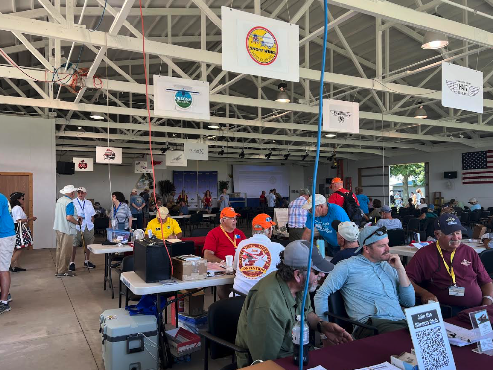 The antique aircraft barn at Oshkosh