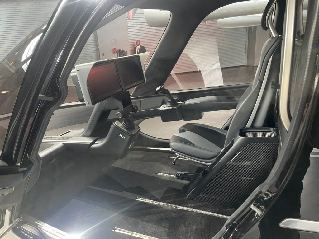 Vertical Aerospace electric air taxi cockpit
