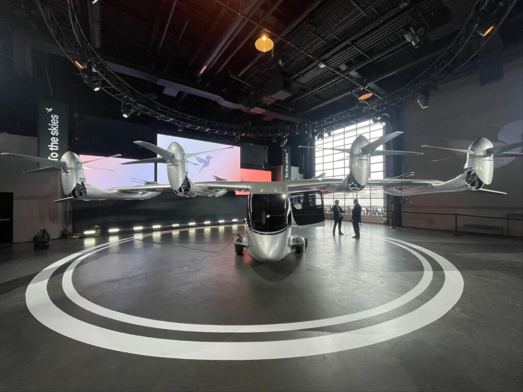 Vertical Aerospace Valo electric air taxi wide view