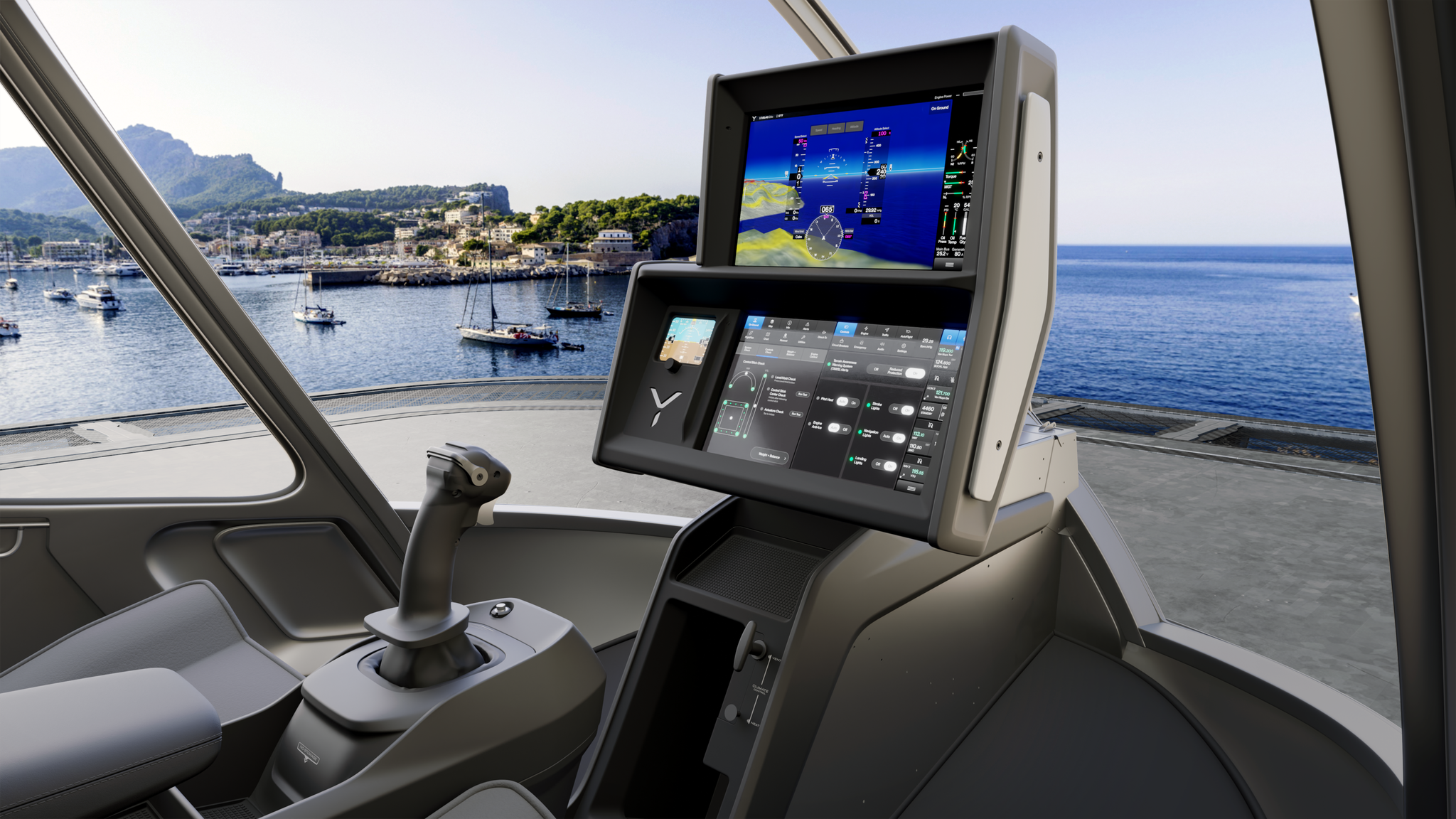 Skyryse One helicopter automated with SkyOS, Robinson R66 airframe