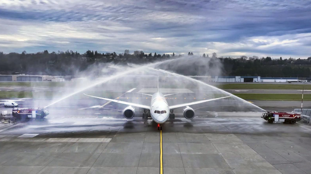 Boeing test aircraft