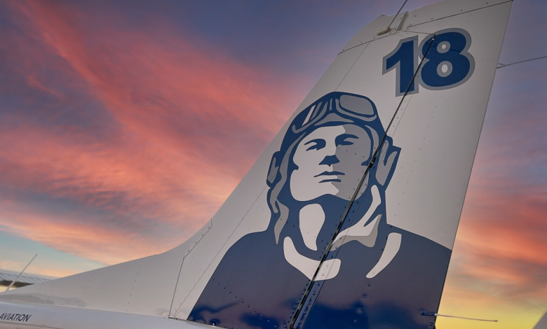 Sunset at Sierra Charlie Aviation [Credit: Sierra Charlie Aviation]