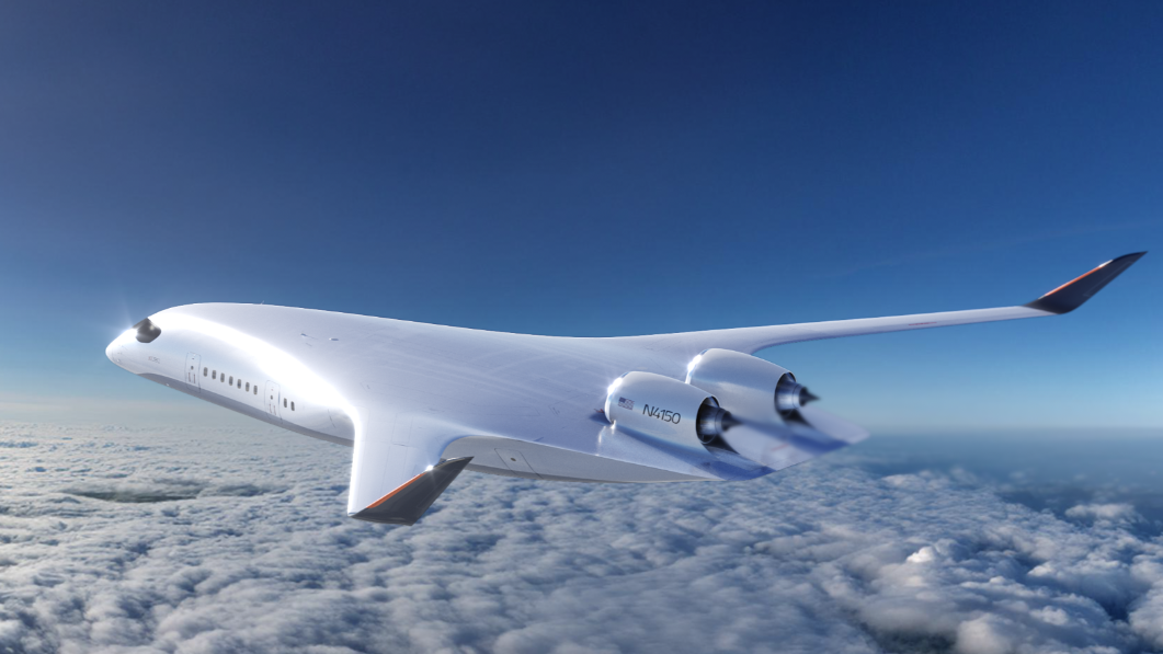 3M JetZero blended wing body aircraft