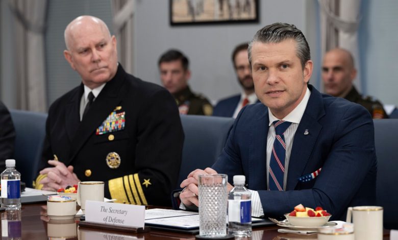 Secretary Defense Pete Hegseth