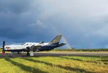 A privately owned, public-use airport is just a quick shuttle ride from the Sunriver Resort near Bend, Oregon, and provides a way for many out-of-state visitors and part-time homeowners to get to the year-round destination. [Credit: Sunriver Airport]
