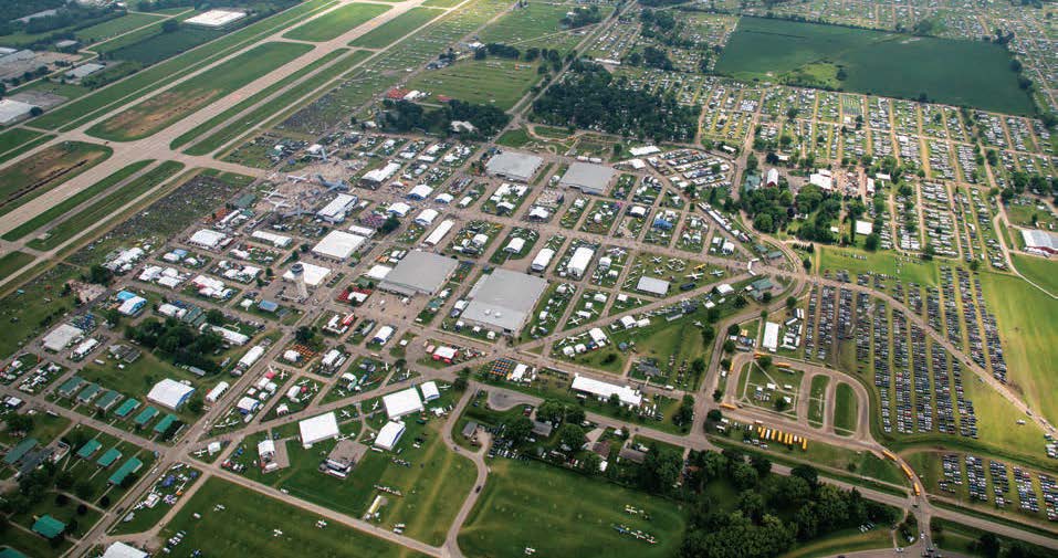Many a pilot bucket list includes a trip to Wittman Regional Airport in Oshkosh, Wisconsin, for the annual EAA AirVenture fly-in convention. Approximately 704,000 attended in July 2025, besting the previous record of 686,000 in 2024. [Credit: EAA/Connor Madison]