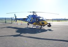 Helinet provides ENG services for KABC-TV in Los Angeles. This Airbus H125 (formerly formerly known as the Eurocopter AS350) is the main helicopter for KABC-TV. [Credit: Matt Leighton]