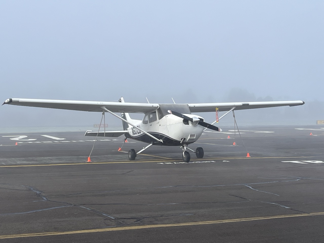 The airport ramp is crowded space and can be dangerous, so tread lightly. [Credit: Meg Godlewski]