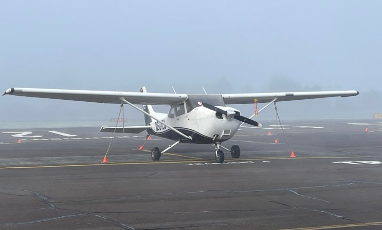 The airport ramp is crowded space and can be dangerous, so tread lightly. [Credit: Meg Godlewski]