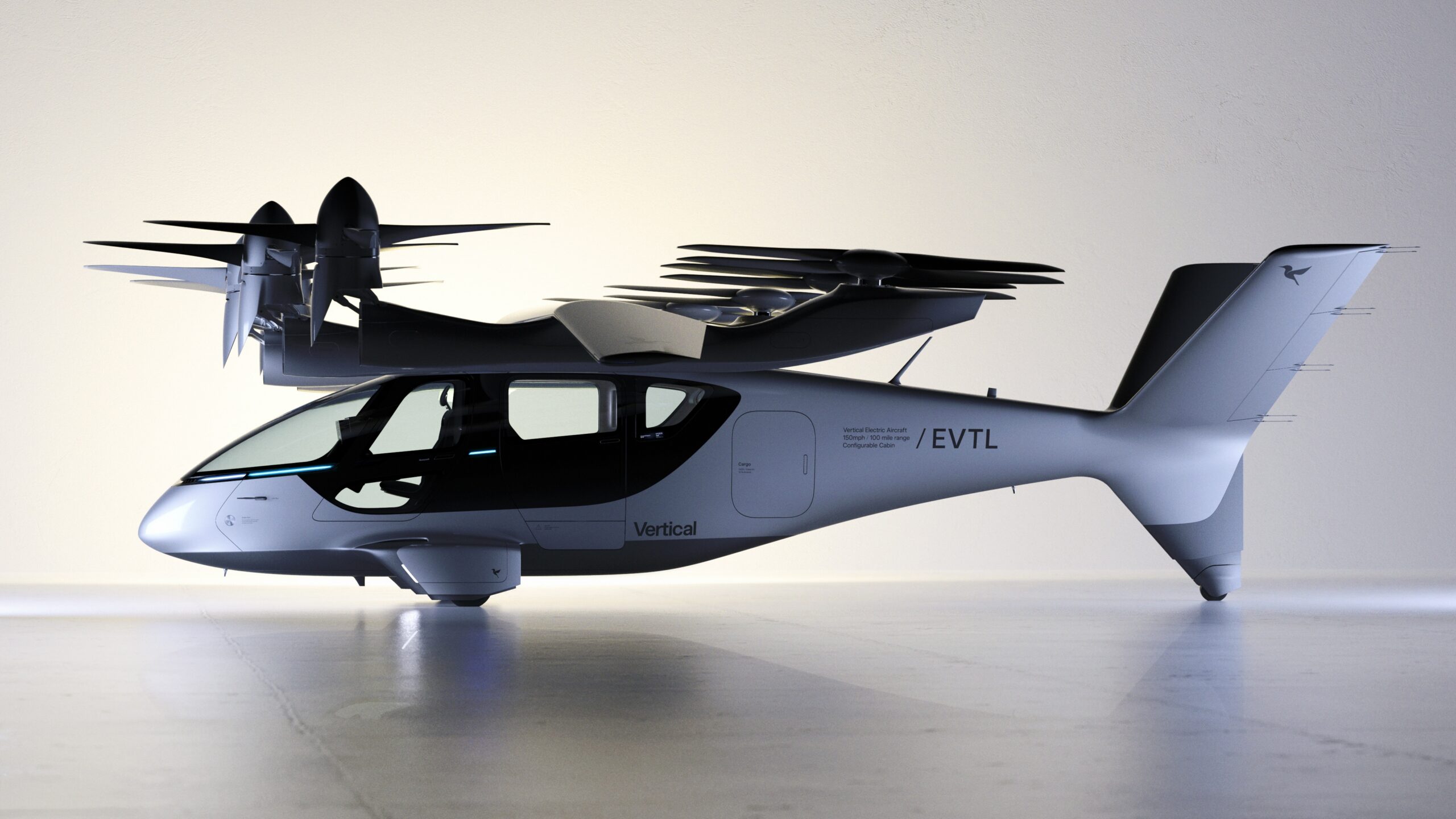 Vertical Aerospace eVTOL electric air taxi Valo
