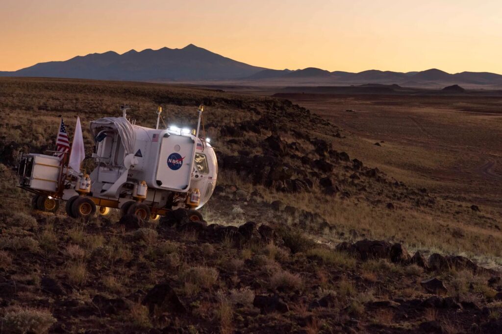 NASA JAXA pressurized lunar rover prototype