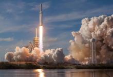 SpaceX Falcon Heavy rocket Kennedy Space Center Florida