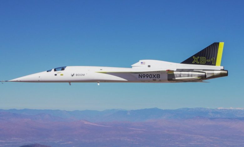Boom Supersonic XB-1 demonstrator in test flight