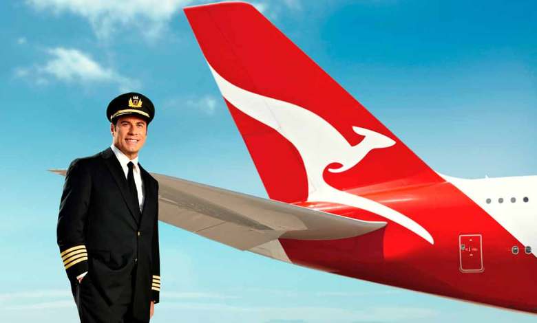 John Travolta Qantas Airways ambassador Boeing 707