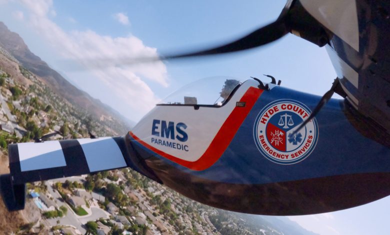 Pivotal electric eVTOL aircraft emergency medical services North Carolina