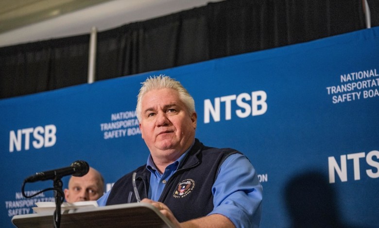 J. Todd Inman at an NTSB press conference [Credit: Shutterstock]