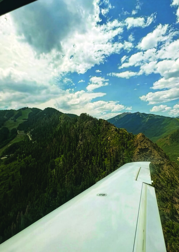 View from the Cirrus SR22 [Credit: Blake Freedland]