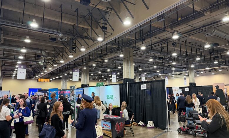 Exhibit hall at the 2026 WAI Conference in Grapevine, Texas [Credit: Francecsa Baldi]