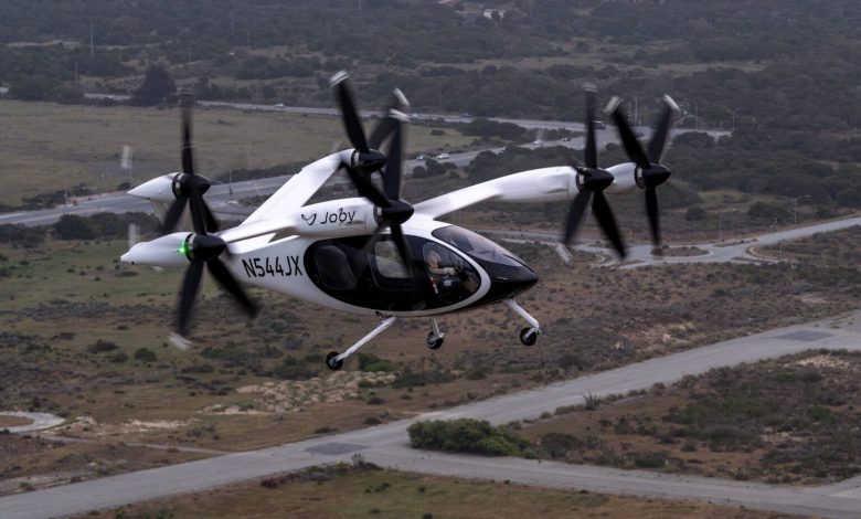 Joby Aviation electric eVTOL air taxi flight demonstration