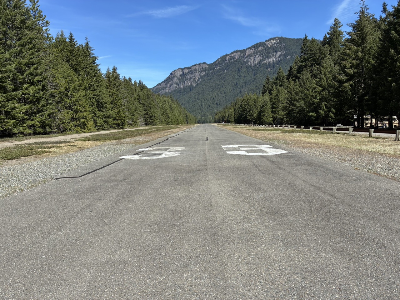 Ranger Creek in Washington gives pilots a taste of a technically challenging runway. [Credit: John Wilson]