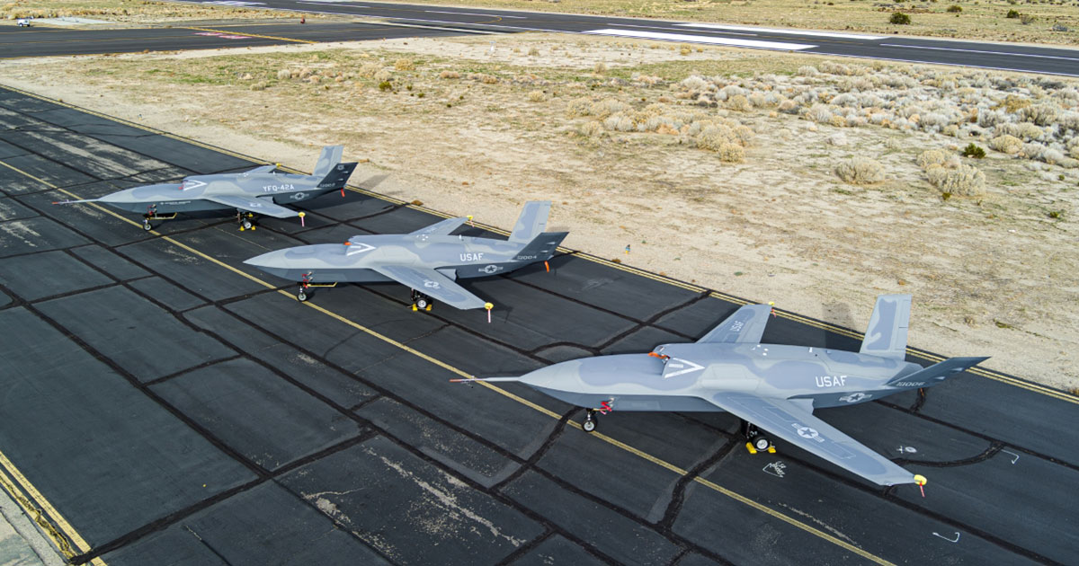 GA-ASI YFQ-42A CCA aircraft