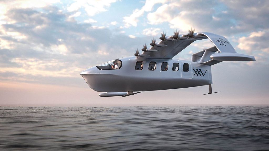 Regent Viceroy electric seaglider with XXV livery
