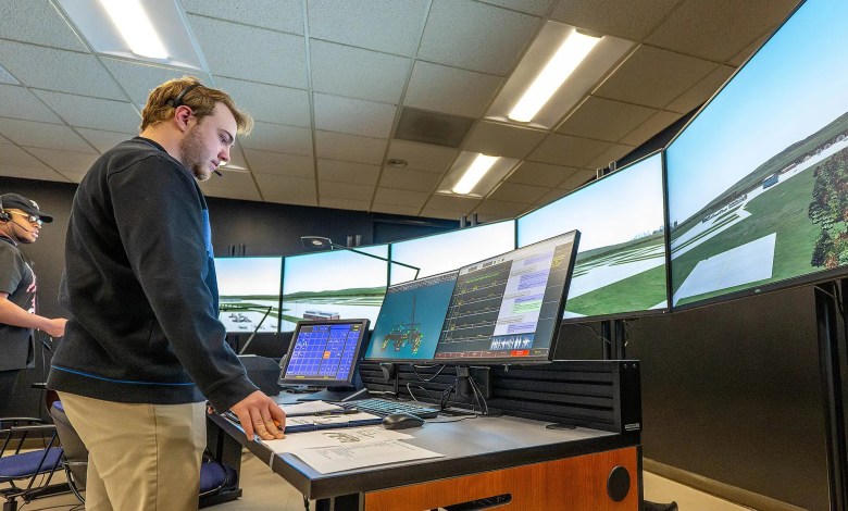 ATC simulator laboratory Angelo State University Texas