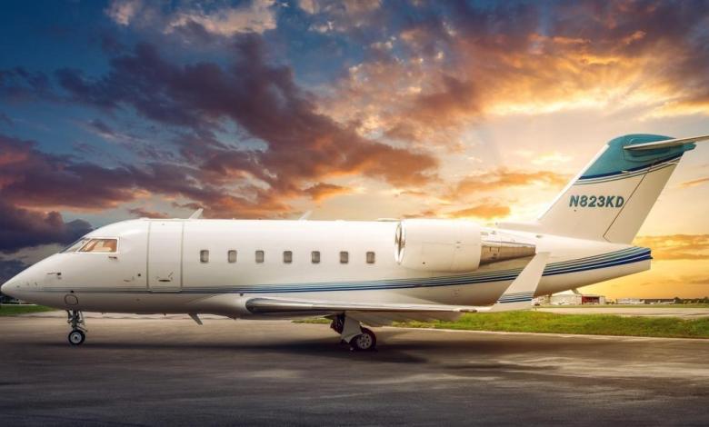 The Hop-A-Jet Challenger 604 involved in the 2024 crash. [Credit: Hop-A-Jet Worldwide Charter]