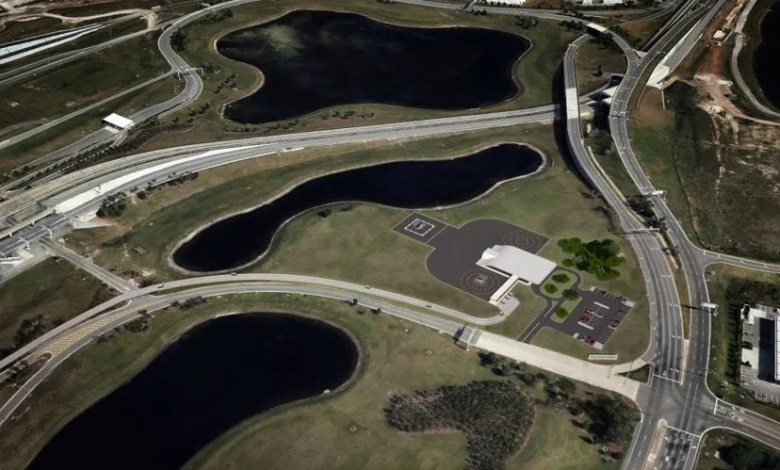 Orlando electric aircraft vertiport concept plans