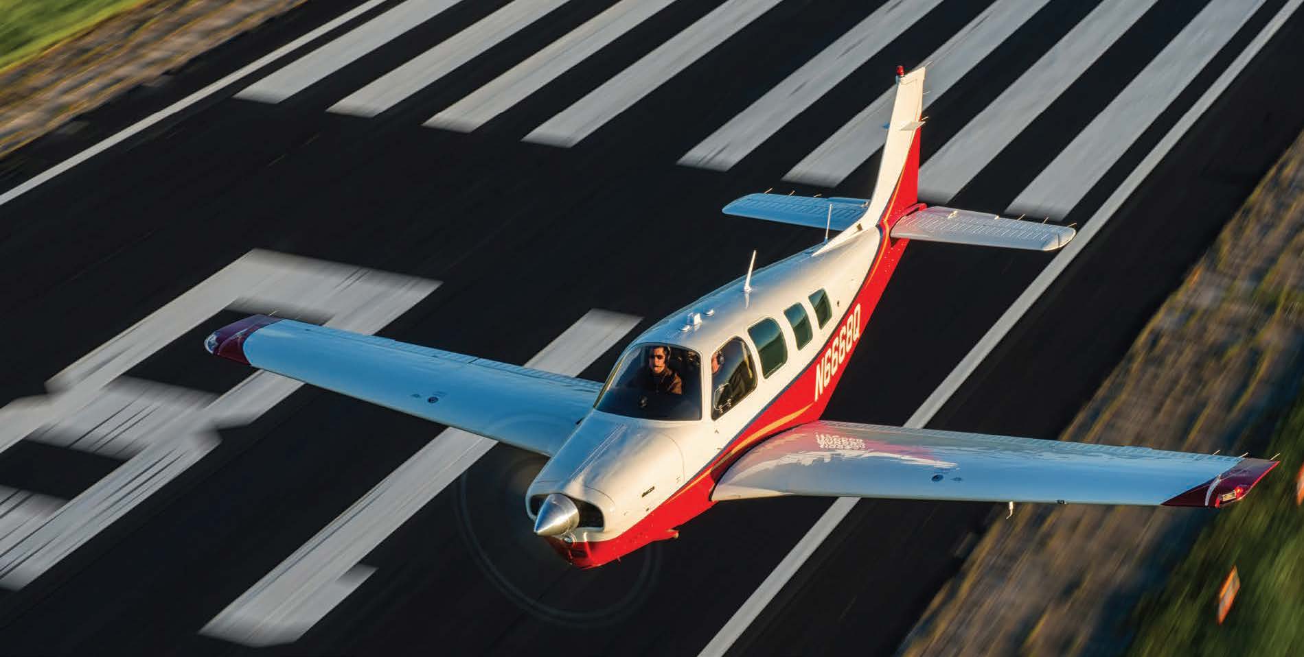 Beechcraft stretched the standard Bonanza fuselage by 10 inches to create the A36. [Credit: Glenn Watson]
