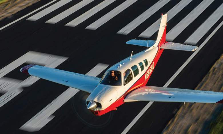Beechcraft stretched the standard Bonanza fuselage by 10 inches to create the A36. [Credit: Glenn Watson]