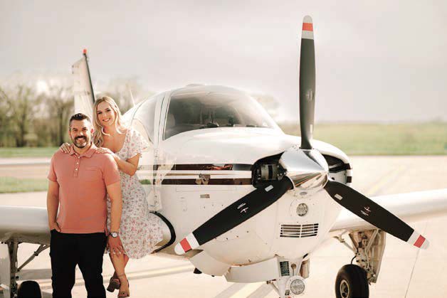 Zach and Christie Stubbs have traveled the Midwest in their F33. [Credit: Jason Thomas Crocker]