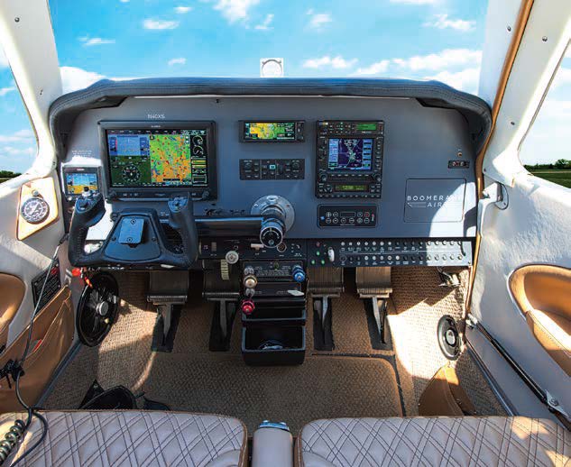 Beechcraft Bonanza cockpit [Credit: Glenn Watson]