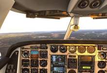 A home sim allows access to ‘study-level’ cockpits, like this Beechcraft Duke (MSFS). [Credit: Sean Siff/MSFS2024]
