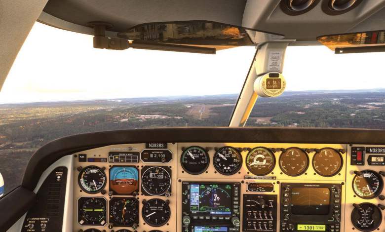 A home sim allows access to ‘study-level’ cockpits, like this Beechcraft Duke (MSFS). [Credit: Sean Siff/MSFS2024]