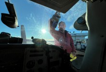 Using the checklist during the preflight inspection, learning to access and interpret weather, NOTAMs, and determining weight and balance and aircraft performance are vital to mastering flight. [Credit: Meg Godlewski]