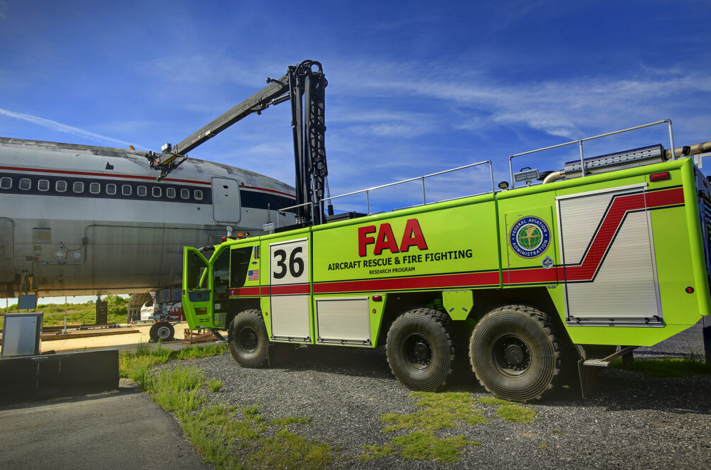 An FAA rescue and firefighting truck [Credit: FAA]