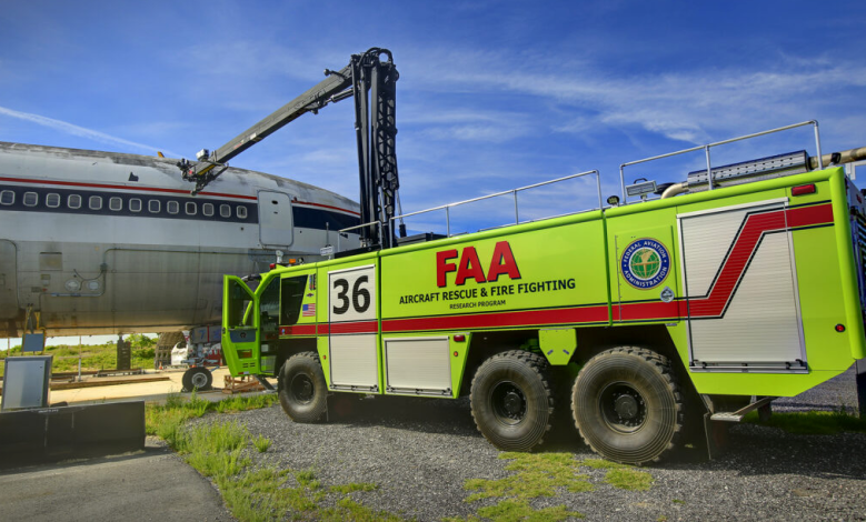 An FAA rescue and firefighting truck [Credit: FAA]