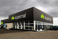 Supernal electric air taxi booth at Farnborough 2024