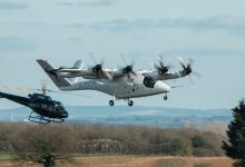 Vertical Aerospace air taxi prototype in flight test