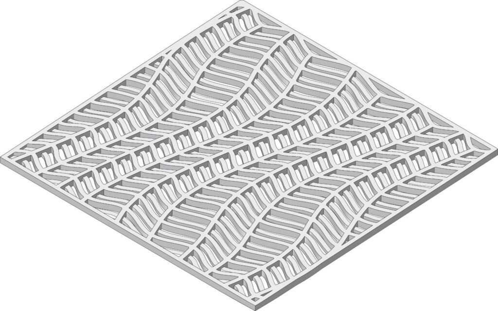 Aeroberm fractal panel structure