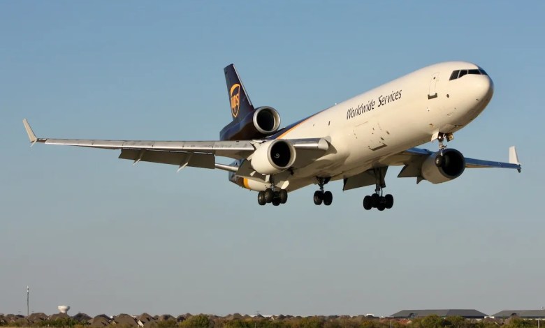 The NTSB says individuals have used AI to animate the crash transcripts. A UPS MD-11F [Credit: Shutterstock/Austin Deppe]